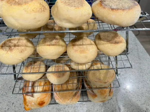 Sourdough English Muffins